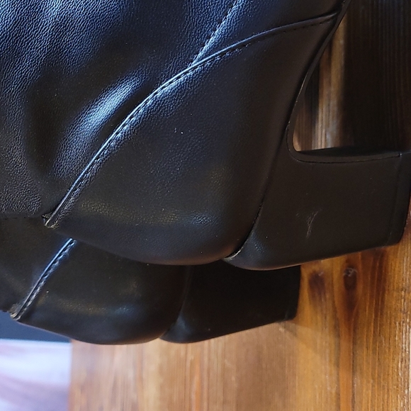 Pointy toe boots black ankle heeled - Picture 4 of 13